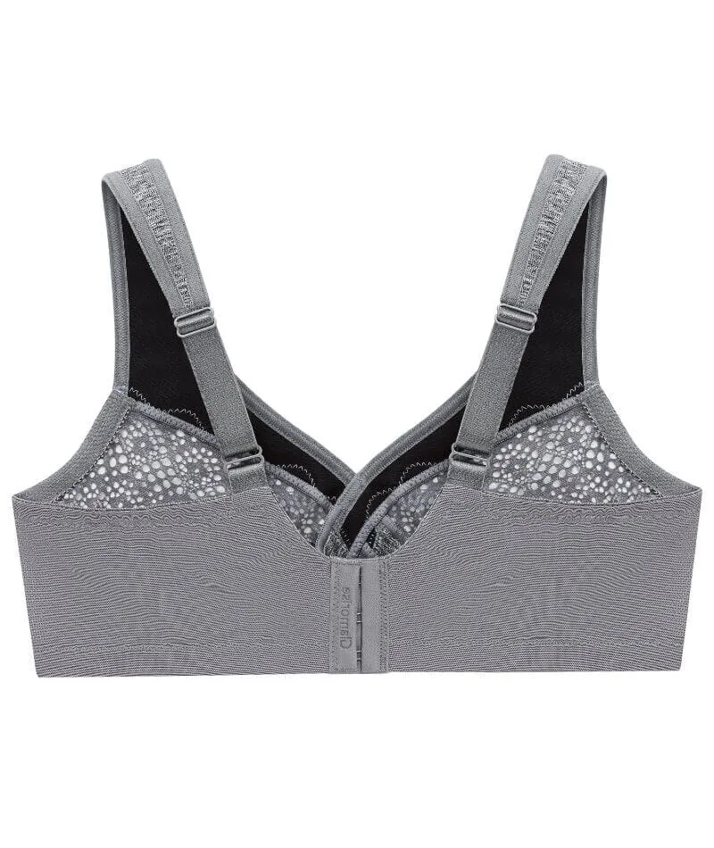 Glamorise Magiclift Moisture Control Wire-Free Bra - Gray