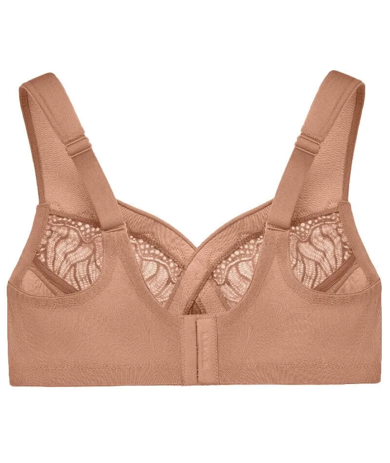 Glamorise Magiclift Natural Shape Support Wire-Free Bra - Cappuccino
