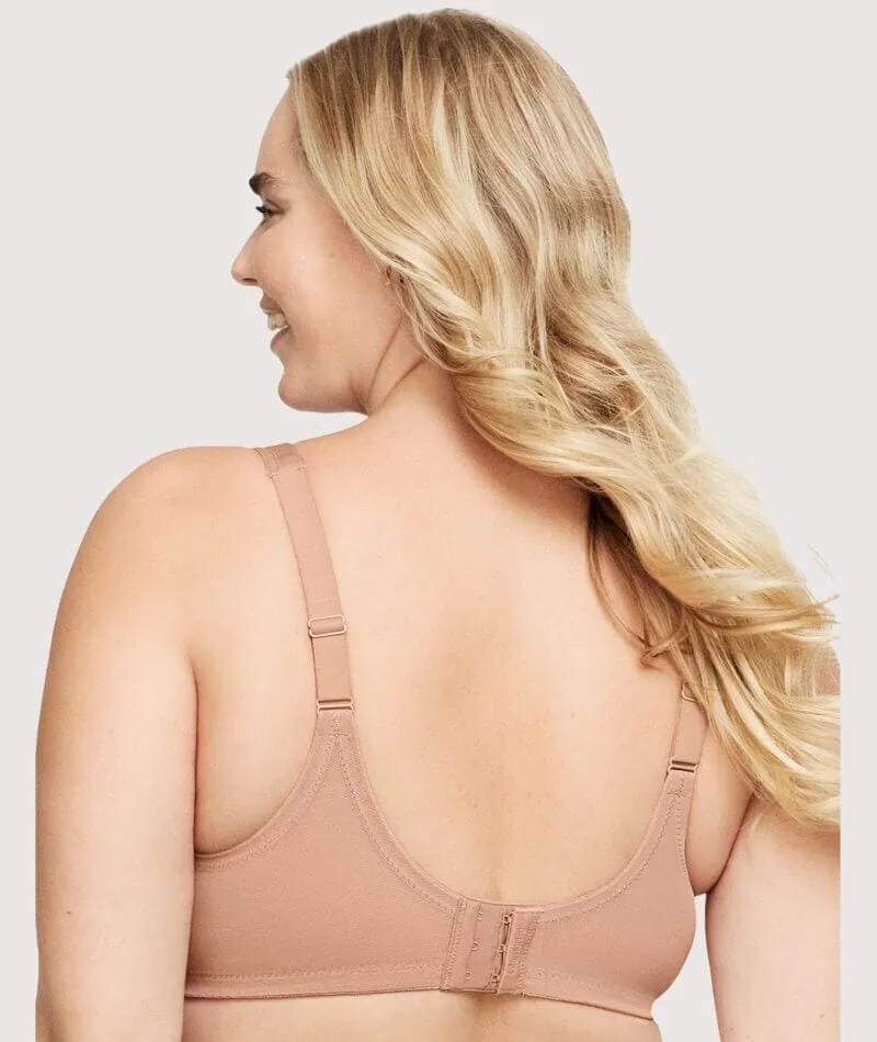 Glamorise Magiclift Natural Shape Support Wire-Free Bra - Cappuccino