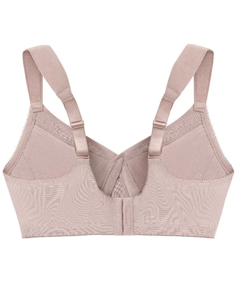 Glamorise Magiclift Seamless Support Wire-Free T-Shirt Bra - Taupe