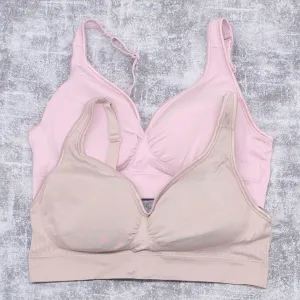 Gloria Vanderbilt Women's 2 Pack Seamless Wire Free Bras