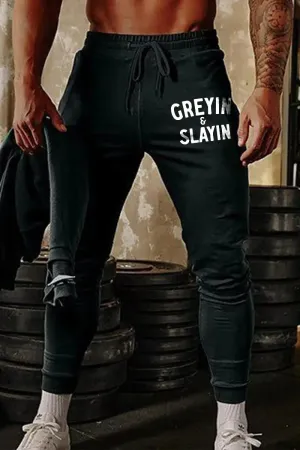 Greyin & Slayin Print Men's Sweatpants