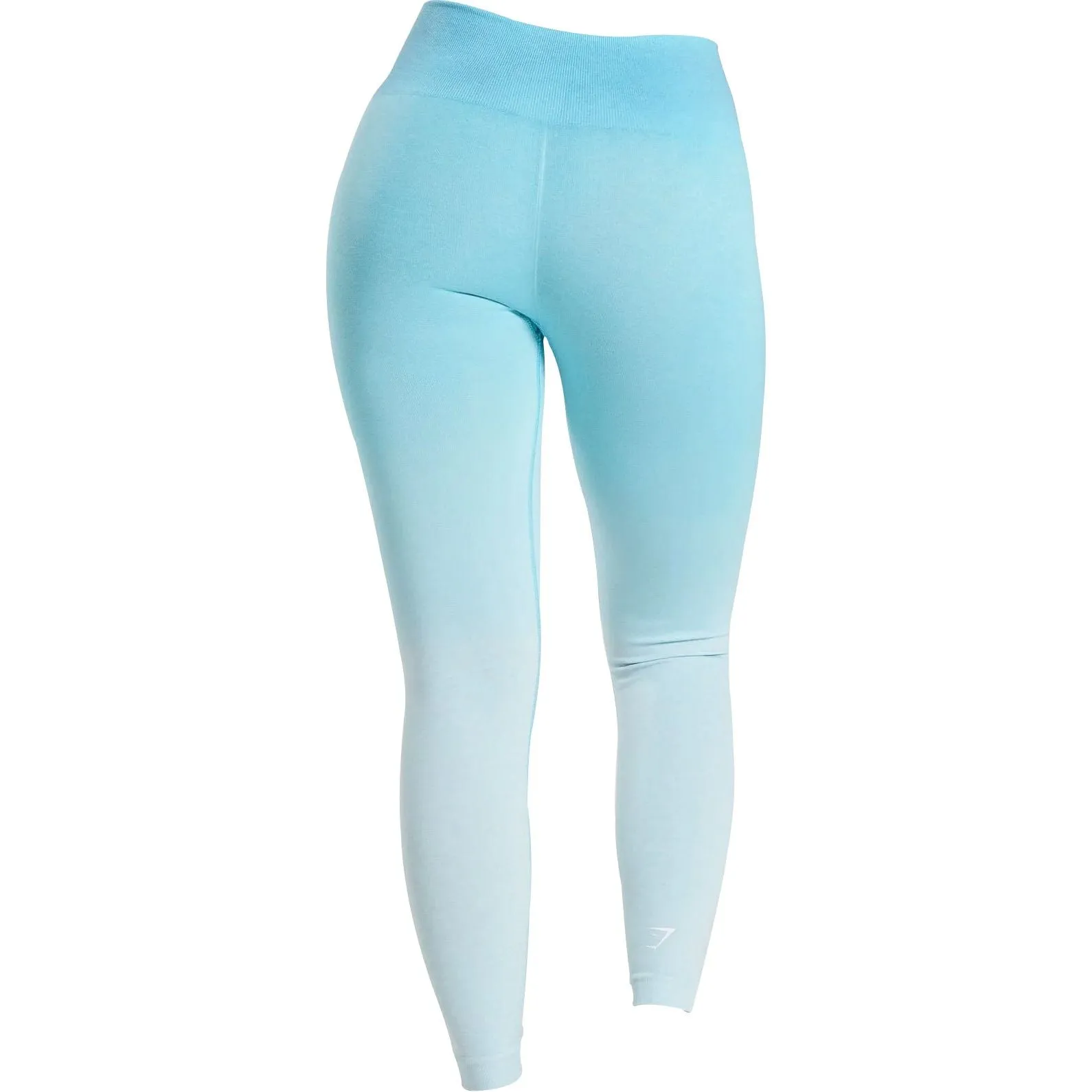 Gymshark Adapt Ombre Seamless Womens Long Training Tights - Blue