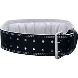 Harbinger 4 Inch Padded Leather Belt Black (Small) 23-29 waist 1 belt