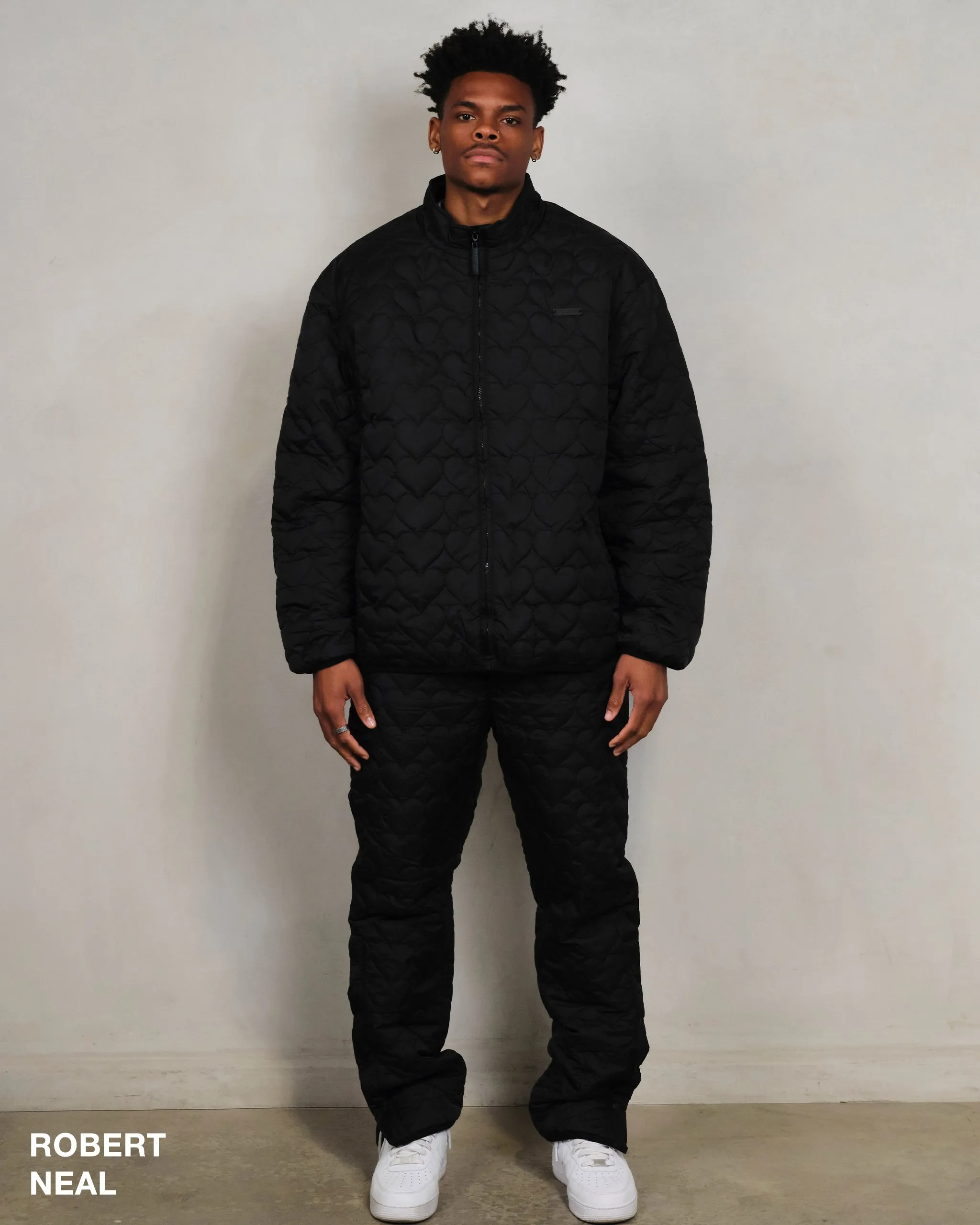 Heart Sweatpants - Black