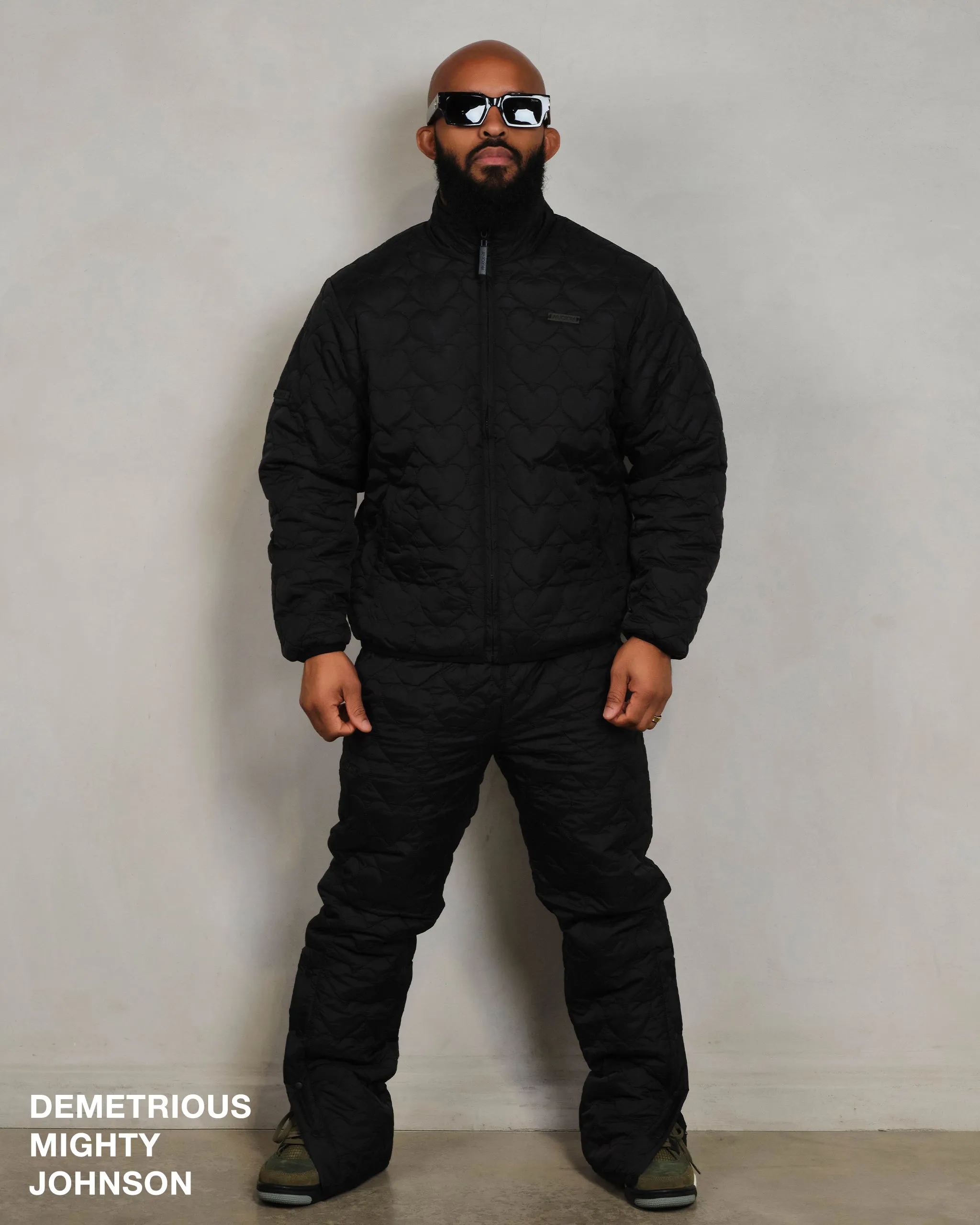 Heart Sweatpants - Black