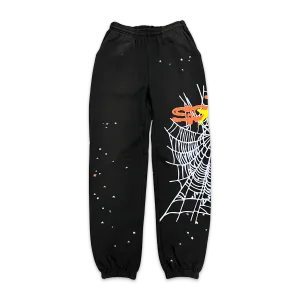 Heavy Wash Web Sweatpants "Black"