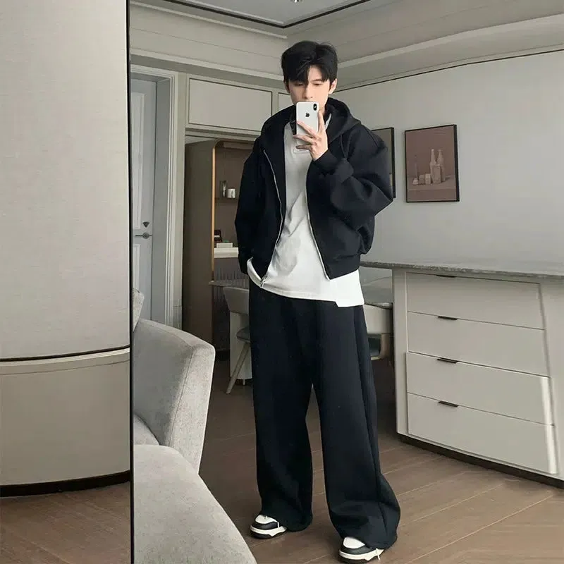 Hooded Sweatshirt Jacket & Sweatpants