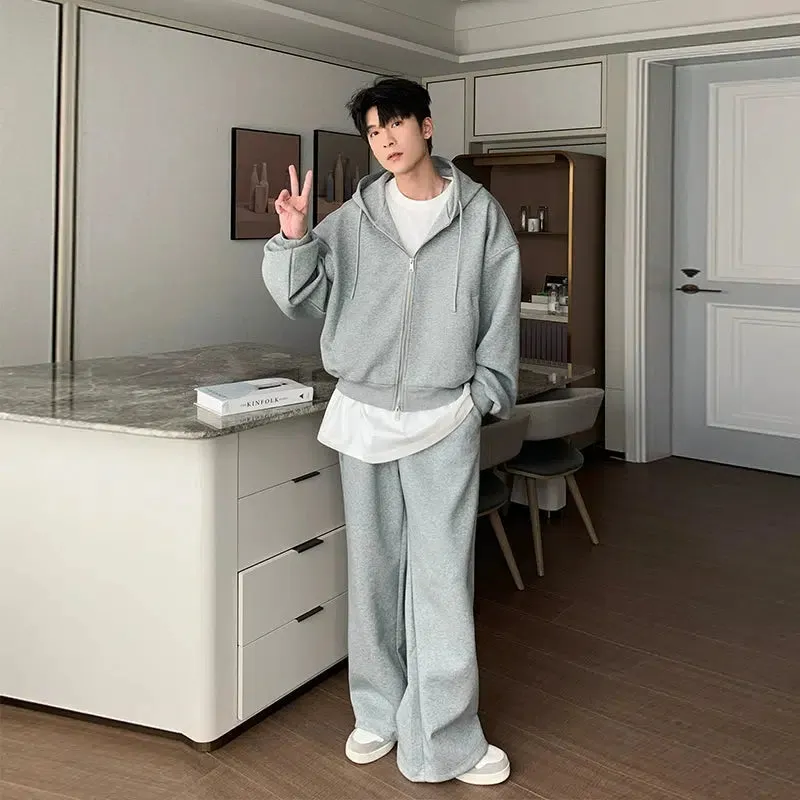 Hooded Sweatshirt Jacket & Sweatpants