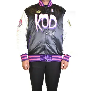 JCOLE KOD SATIN JACKET (BLACK)
