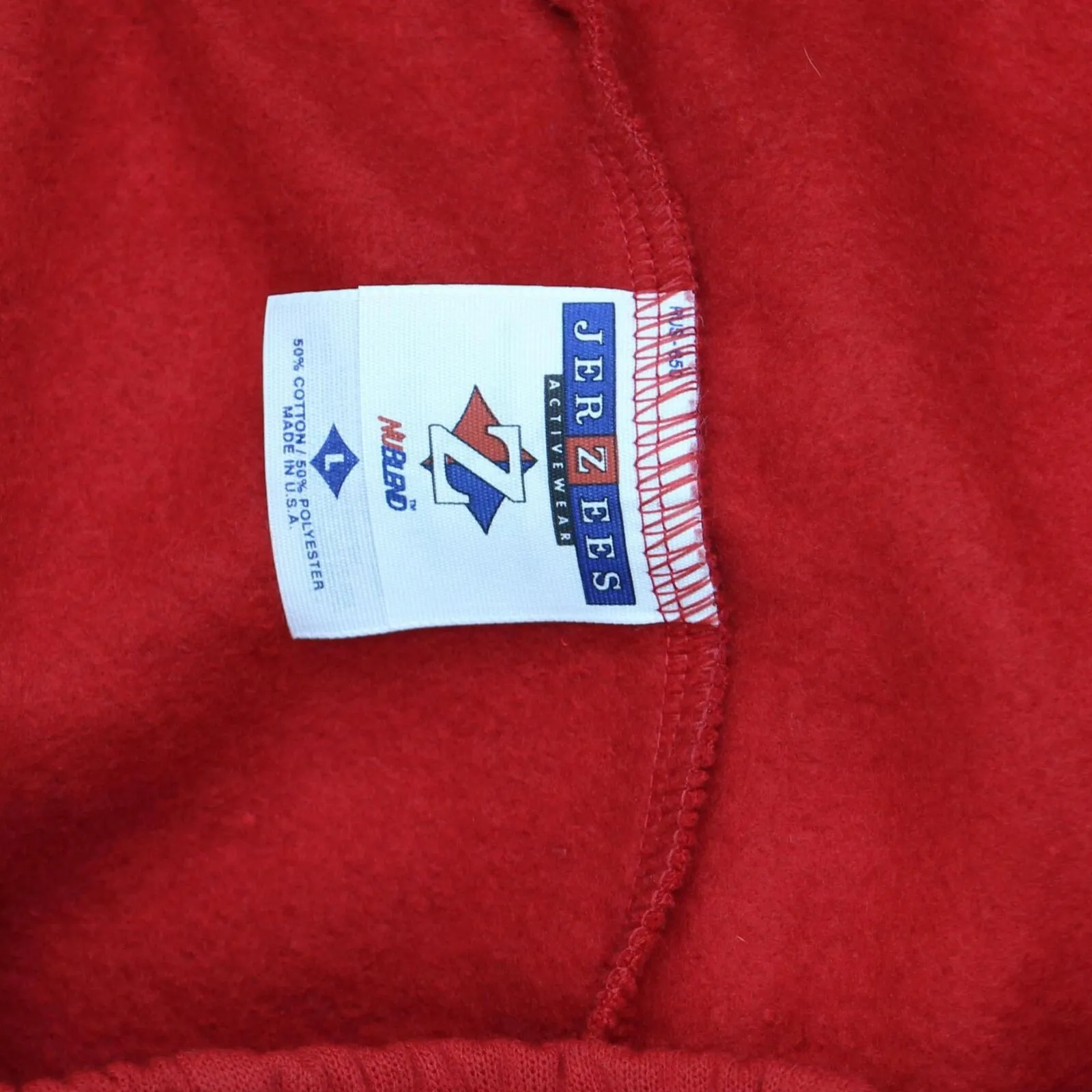 Jerzees Mens Closed Bottom Fleece Sweatpants 166f24b077583d Red L