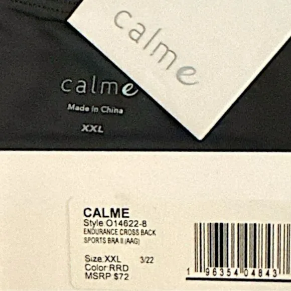 Johnny Was Calme Endurance Cross Back Sports Bra