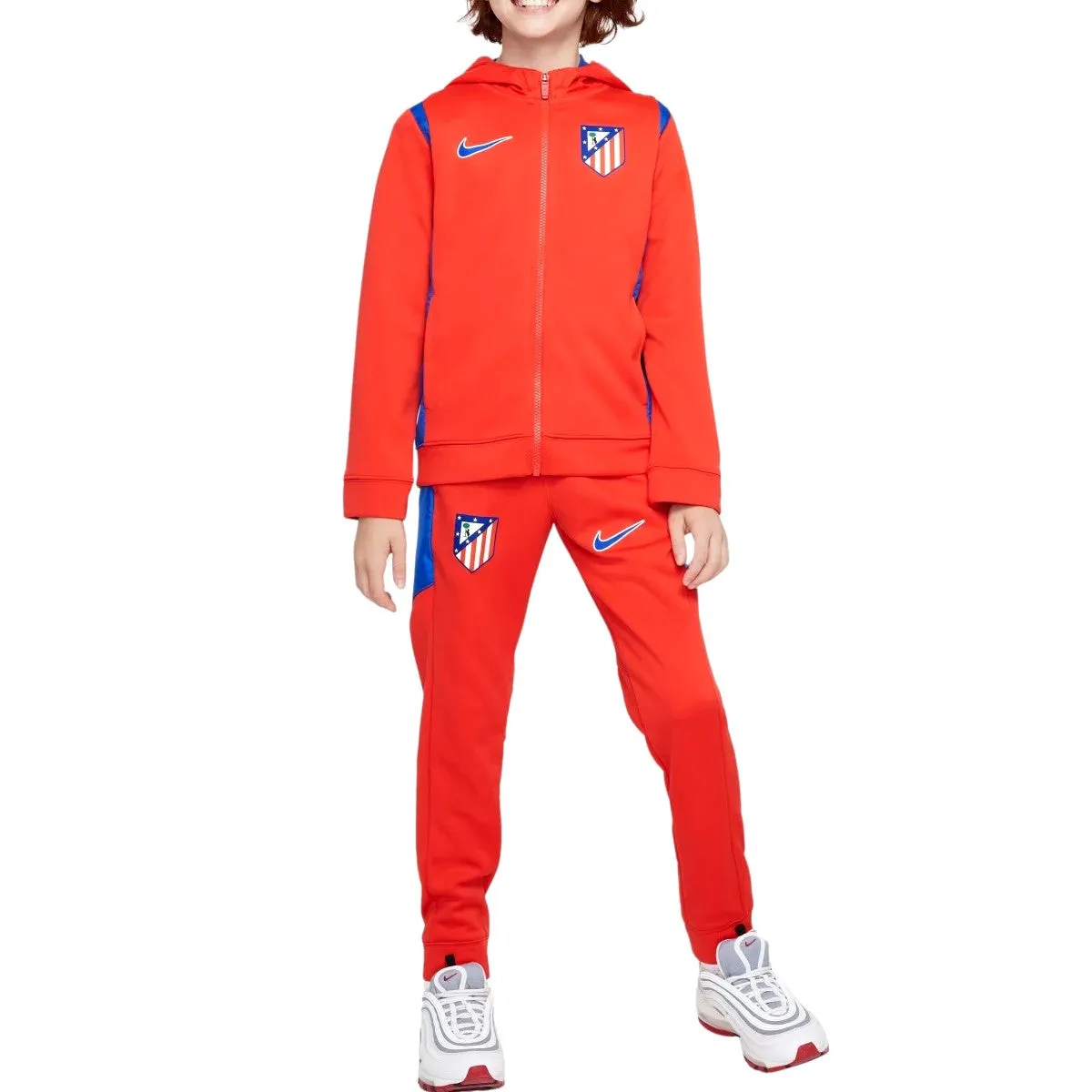 Kids - Atletico Madrid woven presentation tracksuit 2024/25 red/blue - Nike