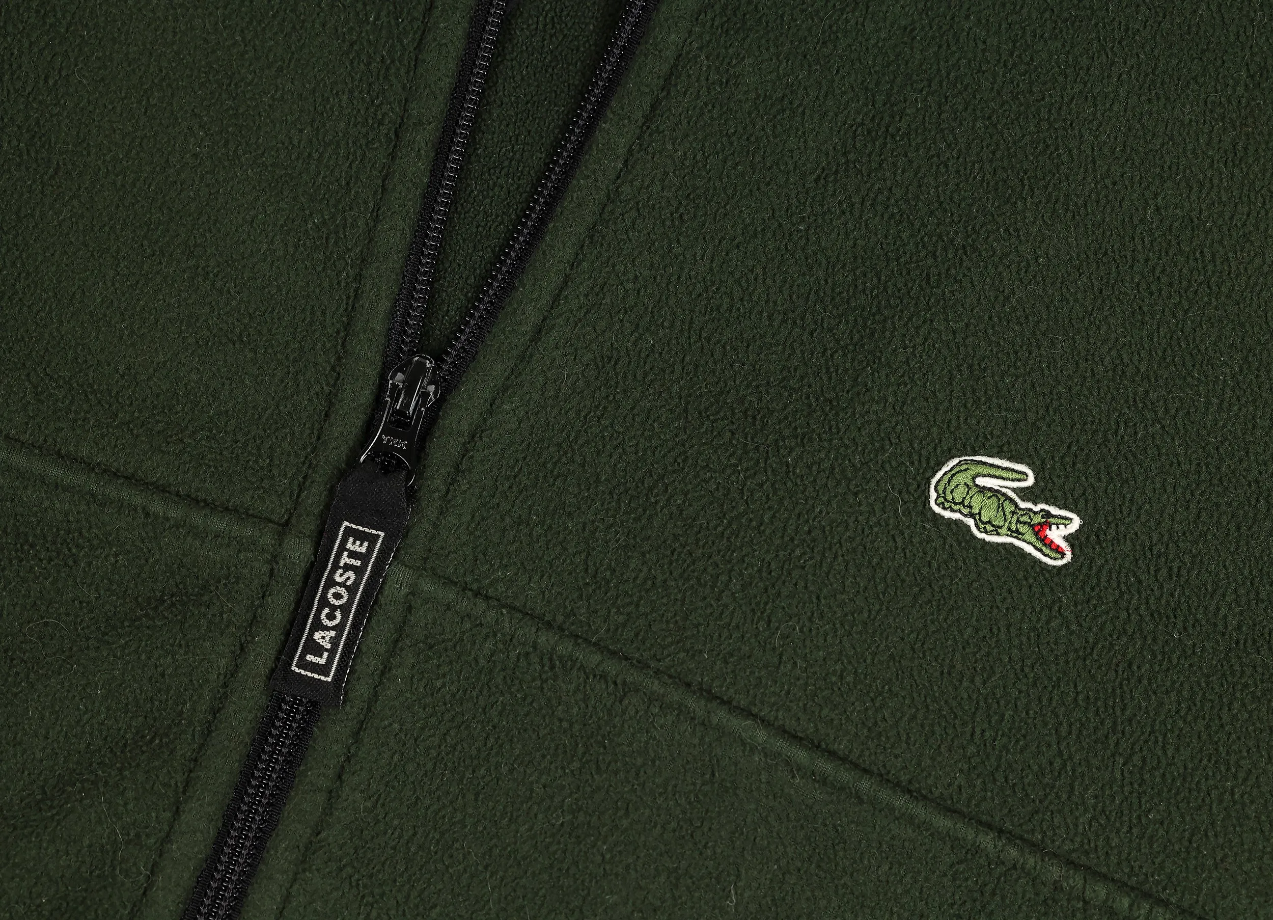 Lacoste Fleece Jacket - Green - XL
