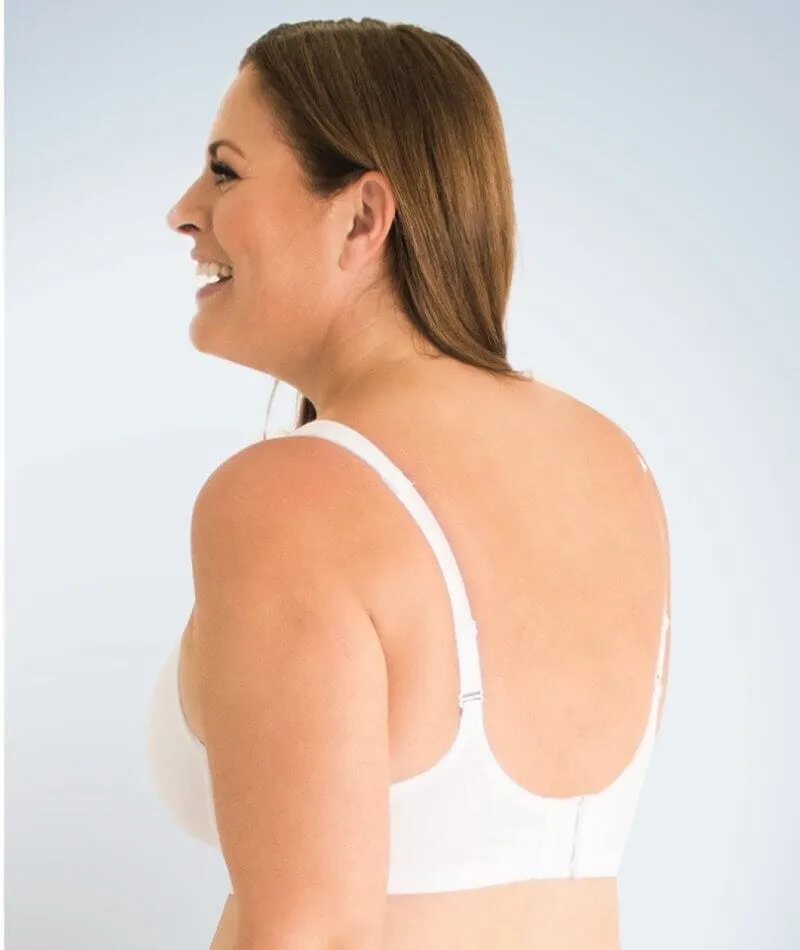 Leading Lady Molded Padded Seamless Non-Underwired Bra - White