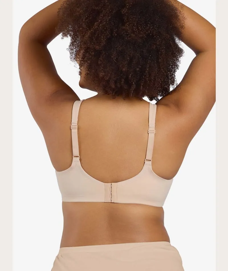 Leading Lady Molded Padded Seamless Wire-free Bra - Sand