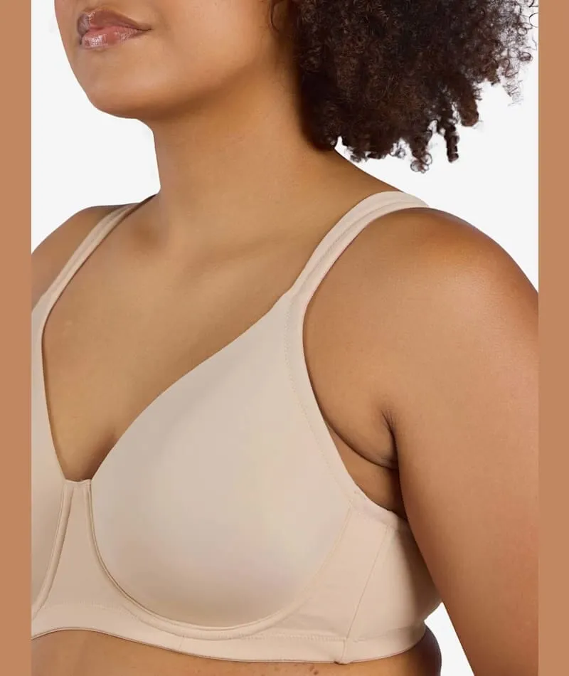 Leading Lady Molded Padded Seamless Wire-free Bra - Sand