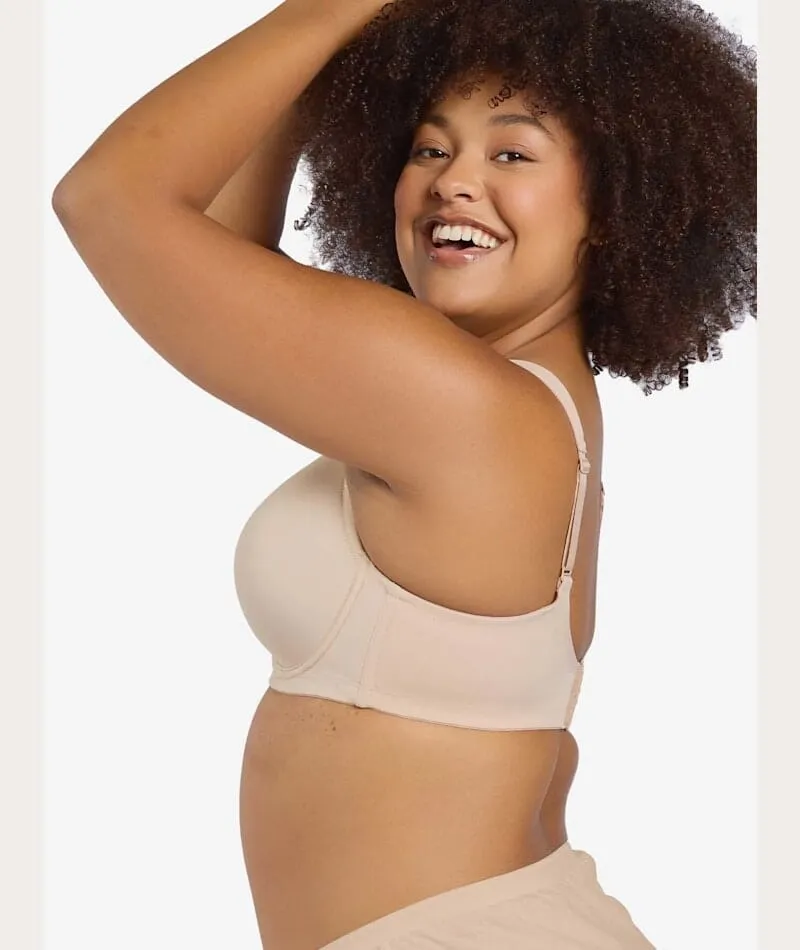 Leading Lady Molded Padded Seamless Wire-free Bra - Sand