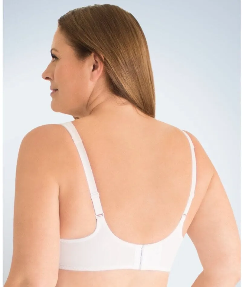 Leading Lady Scalloped Lace Underwired Bra - White