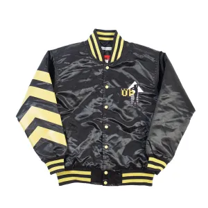 LEVEL UP SUMMER SHOOTOUT SATIN JACKET BLACK