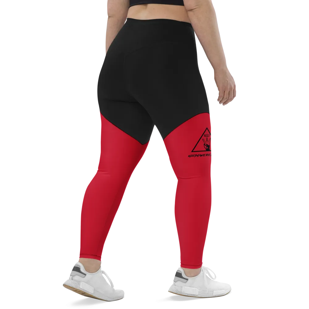 Logo Anniversary Leggings (red/black)