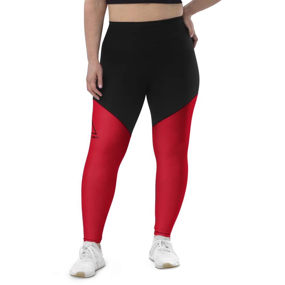 Logo Anniversary Leggings (red/black)