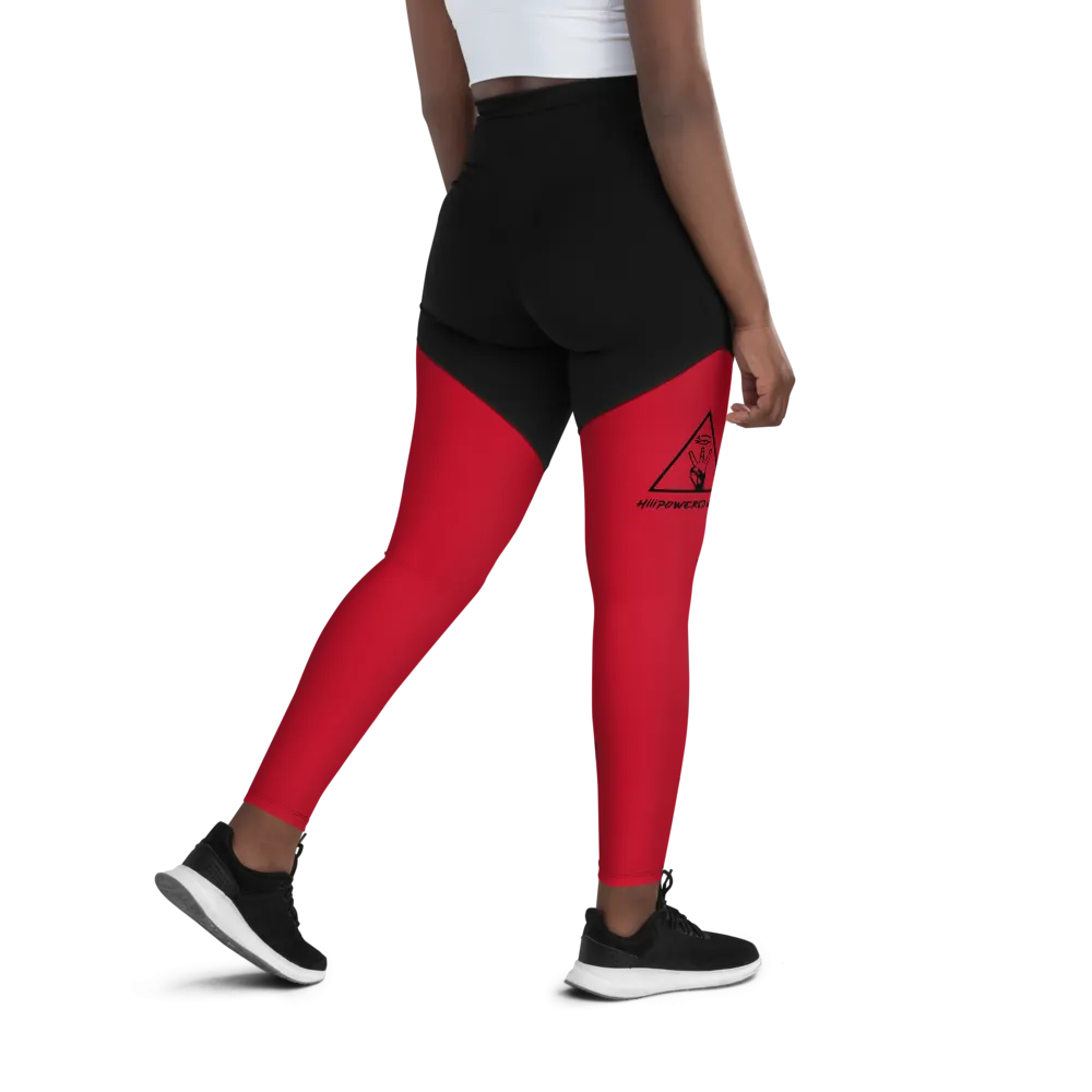 Logo Anniversary Leggings (red/black)