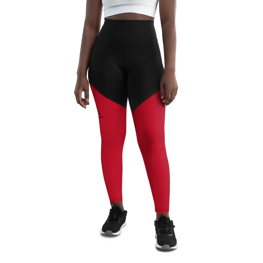 Logo Anniversary Leggings (red/black)