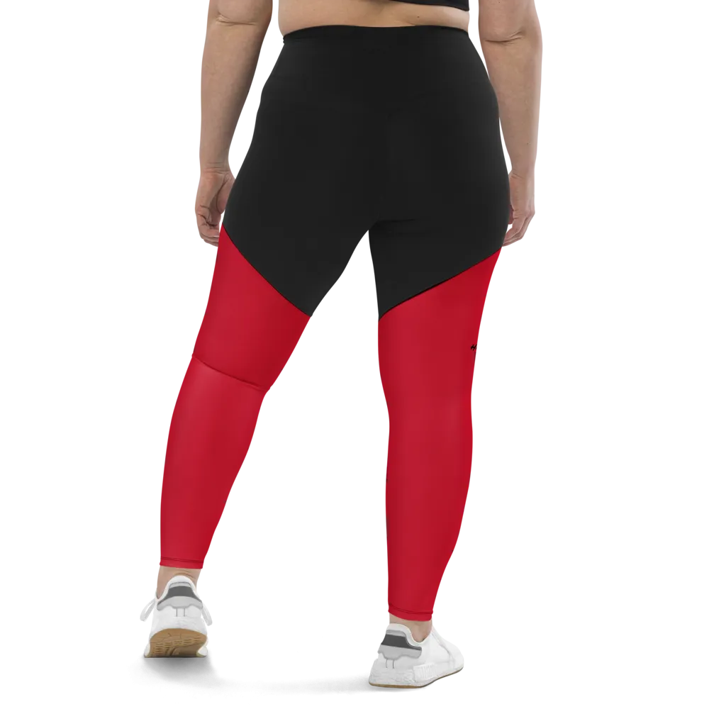 Logo Anniversary Leggings (red/black)