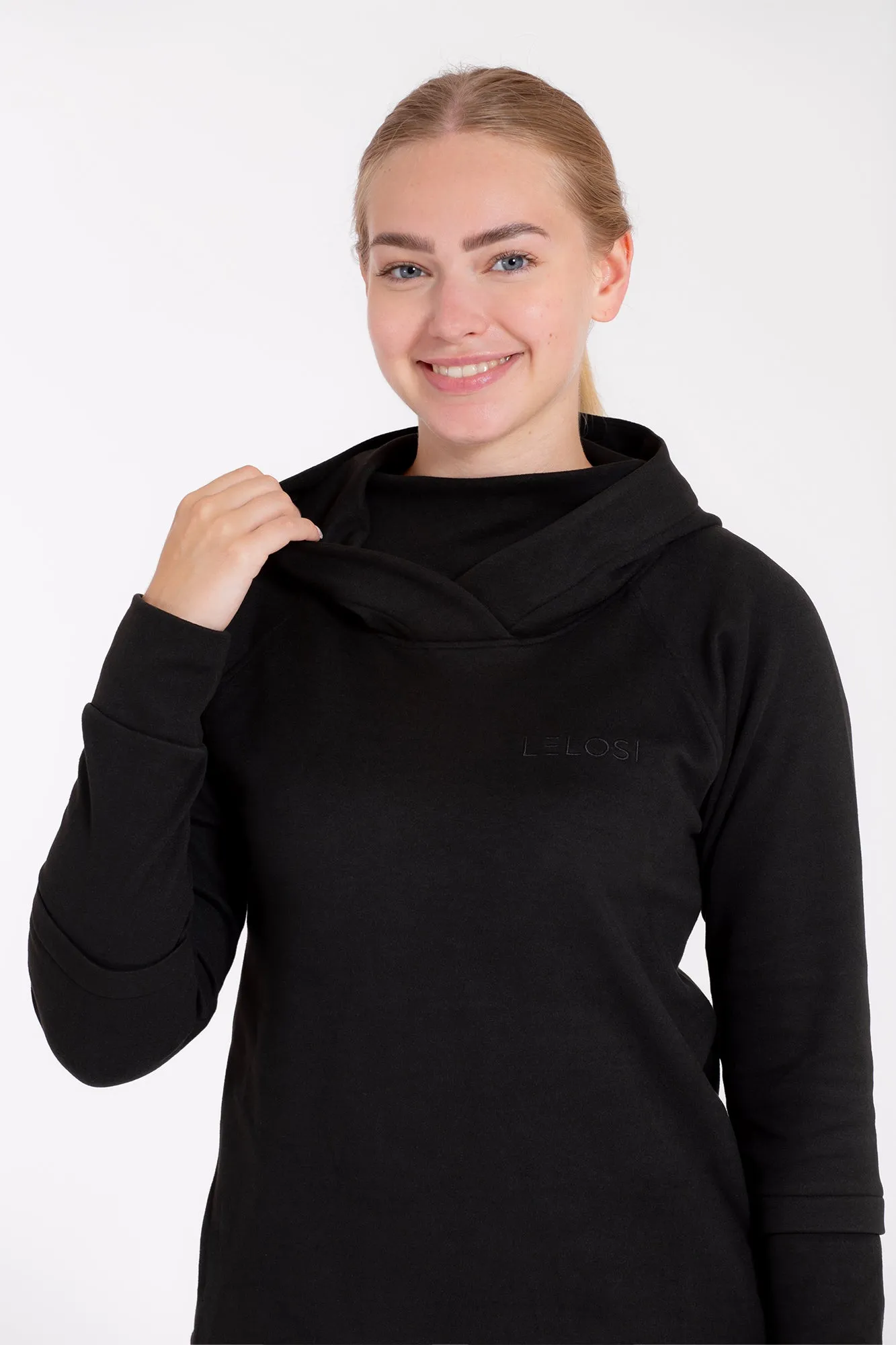 Long hoodie Ebony
