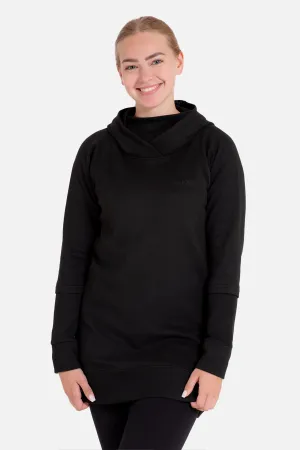 Long hoodie Ebony