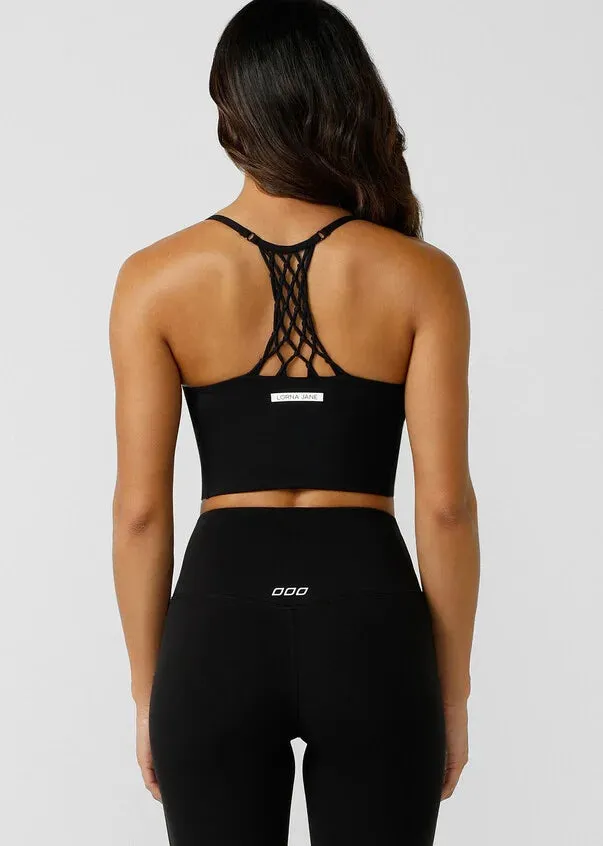 Lorna Jane Reset Bra Tank Combo - Black