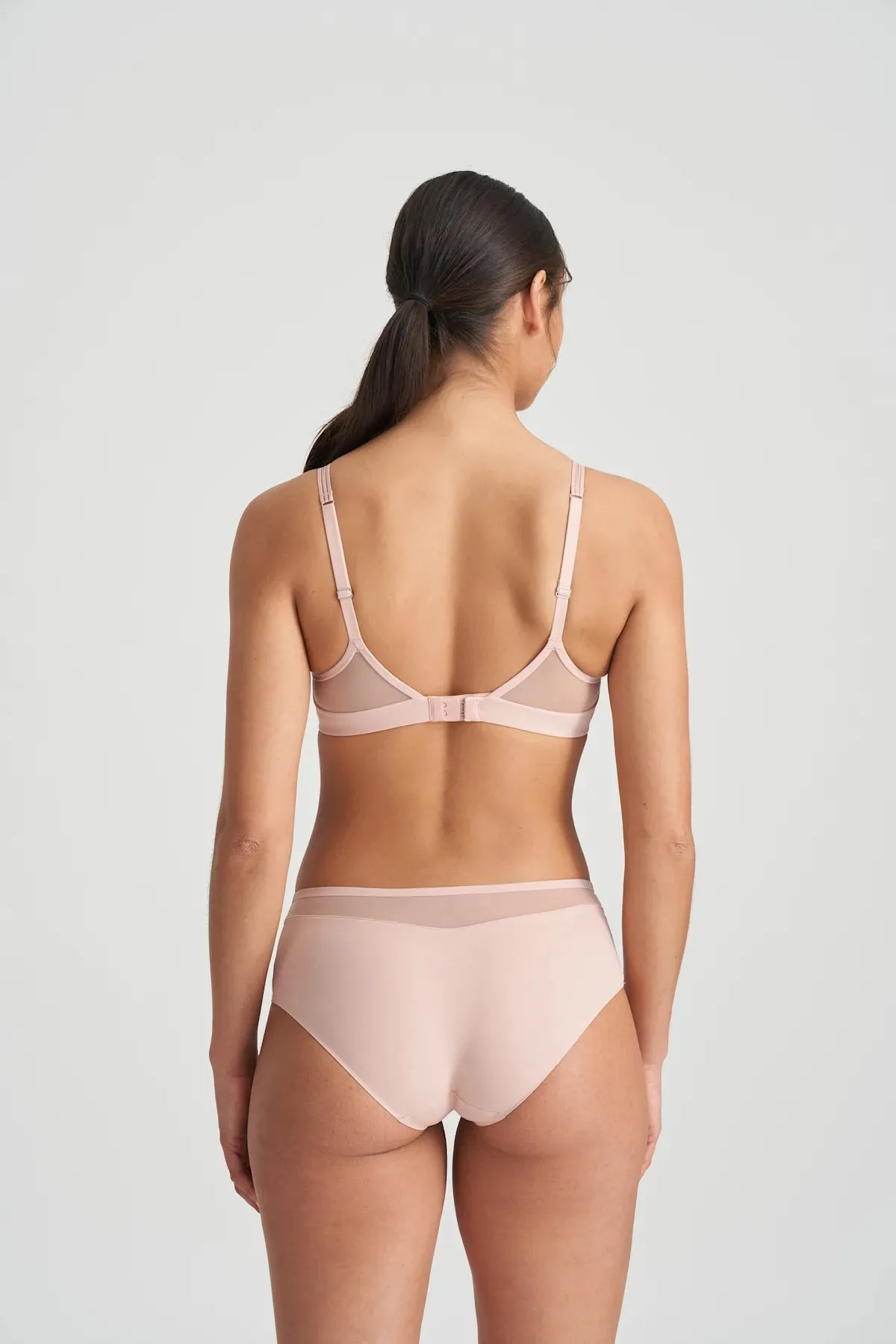 Louie Full Cup Wireless Bra In Powder Rose - Marie jo