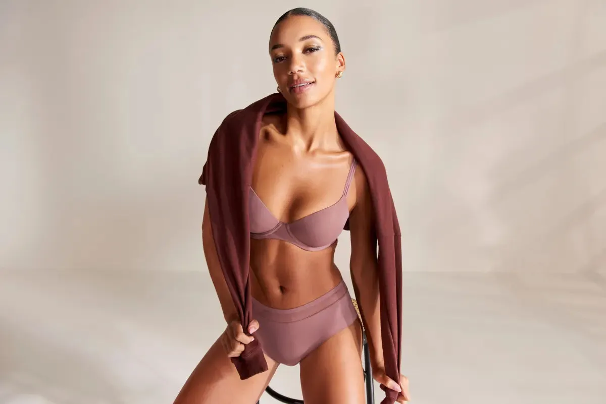Louie Spacer In Satin Taupe - Marie Jo