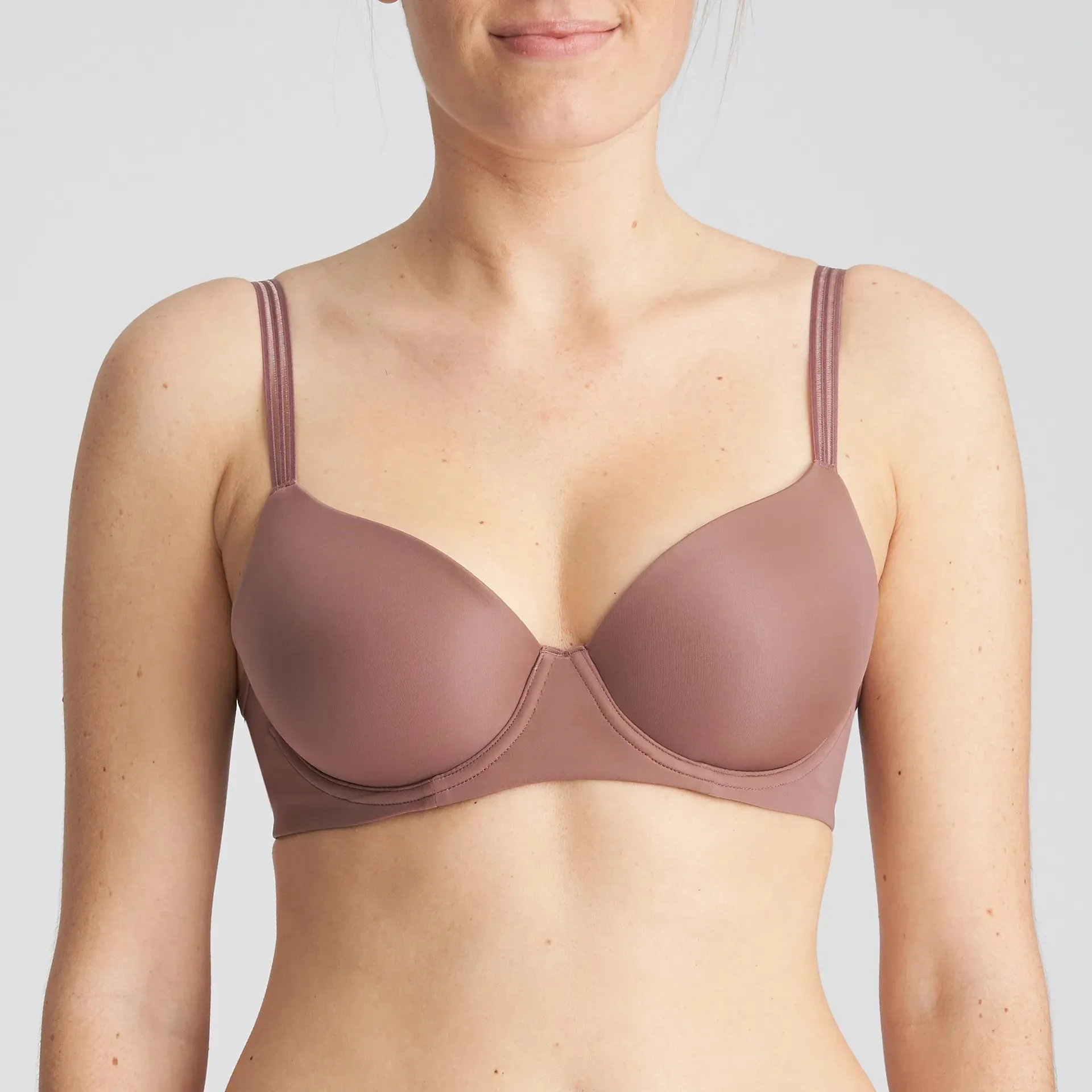 Louie Spacer In Satin Taupe - Marie Jo