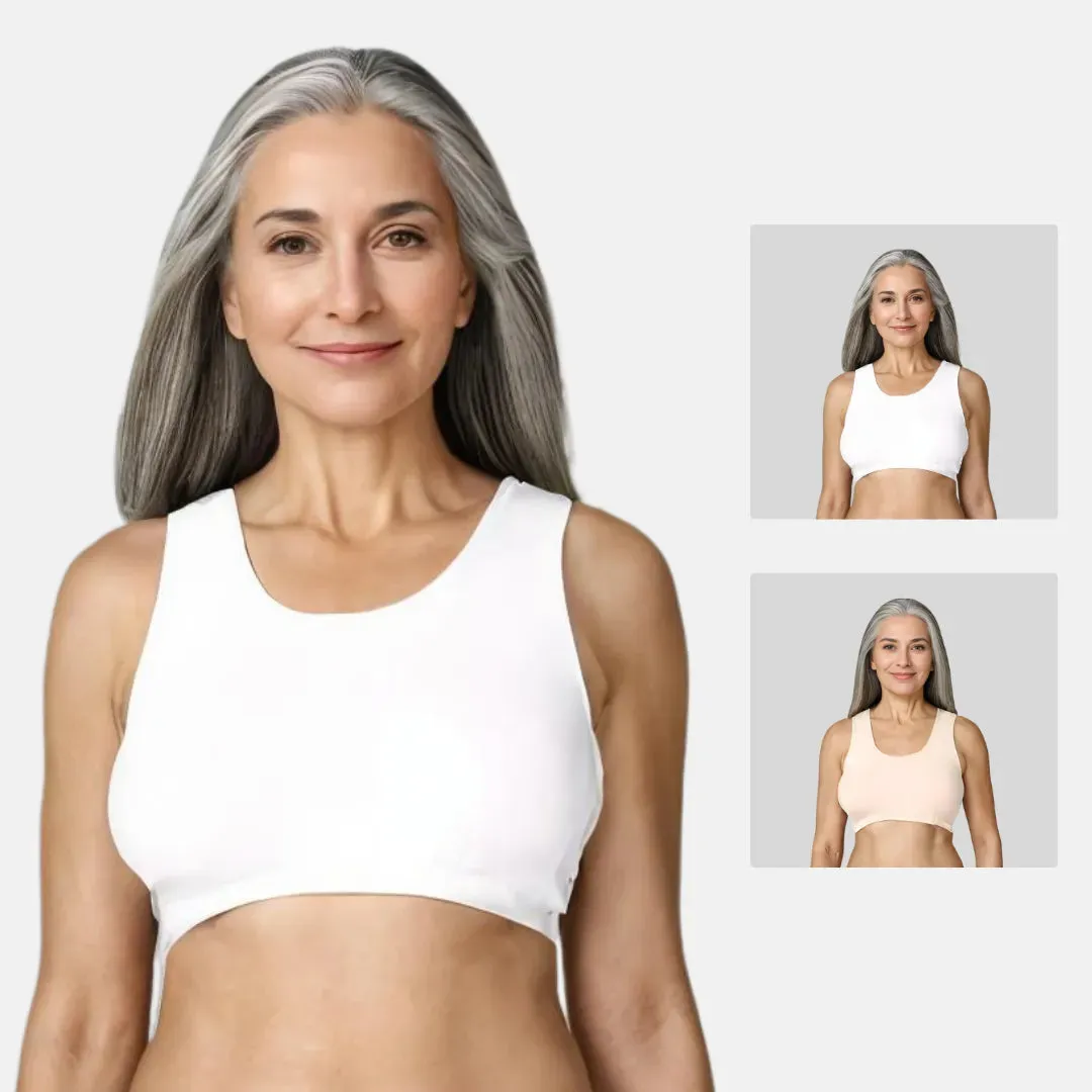 Lounge/Home Bra For Elderly | Non Padded | Non Wired | Racerback | Full Coverage | 2 Pack