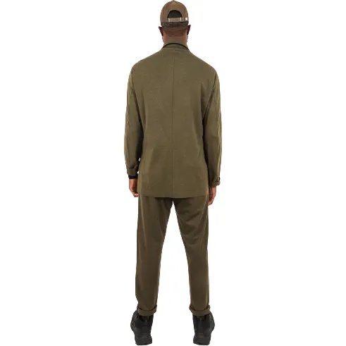 M Trousers Techno Viscose, Moss Green