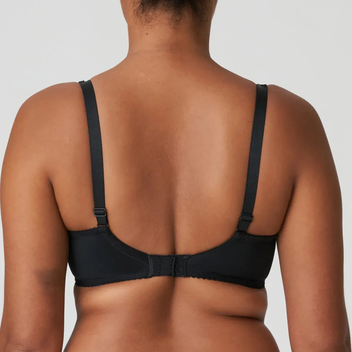 Madison Non Padded Full Cup Seamless Bra In Black - Prima Donna