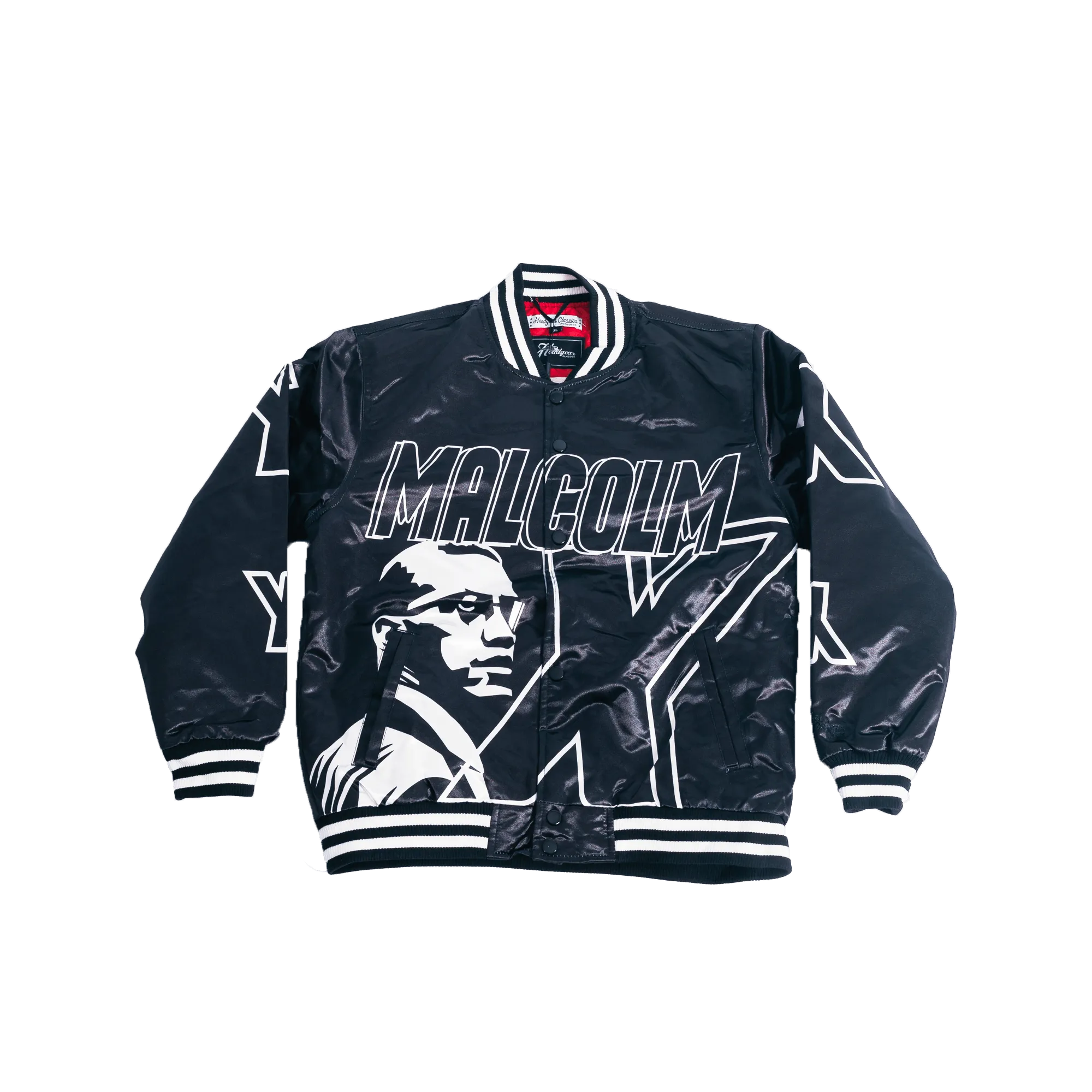 MALCOLM X YOUTH SATIN JACKET
