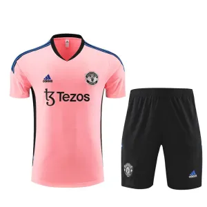 Manchester United Short Sleeve Training Suit For Men T-shirt/short