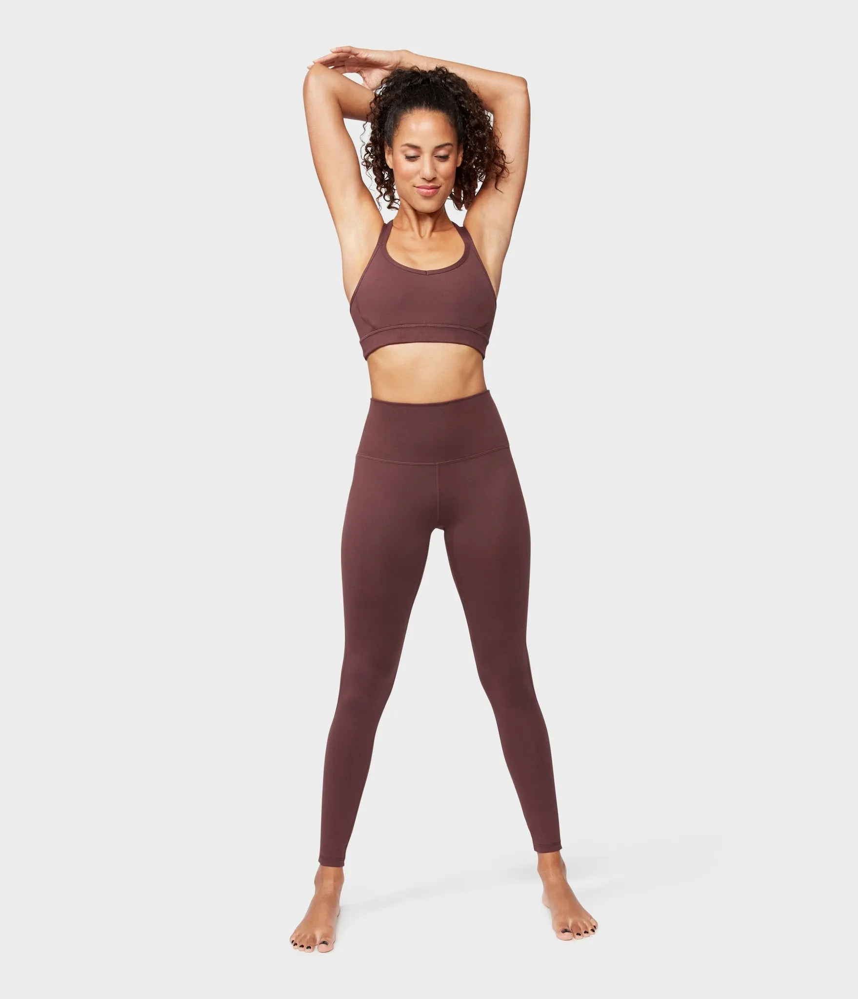 Manduka Apparel - Women's Essential High Line - Dark Chestnut
