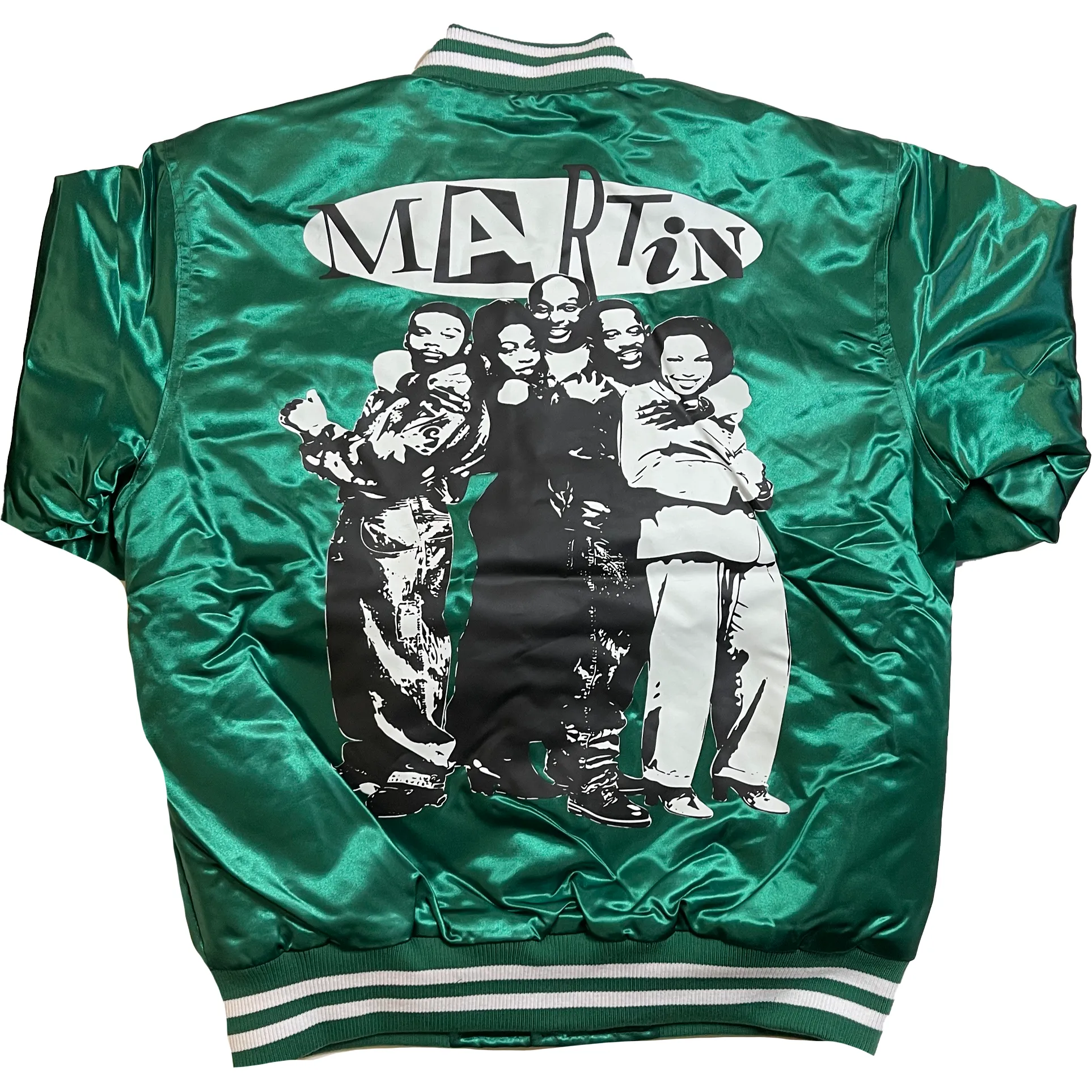MARTIN SATIN JACKET (GREEN)