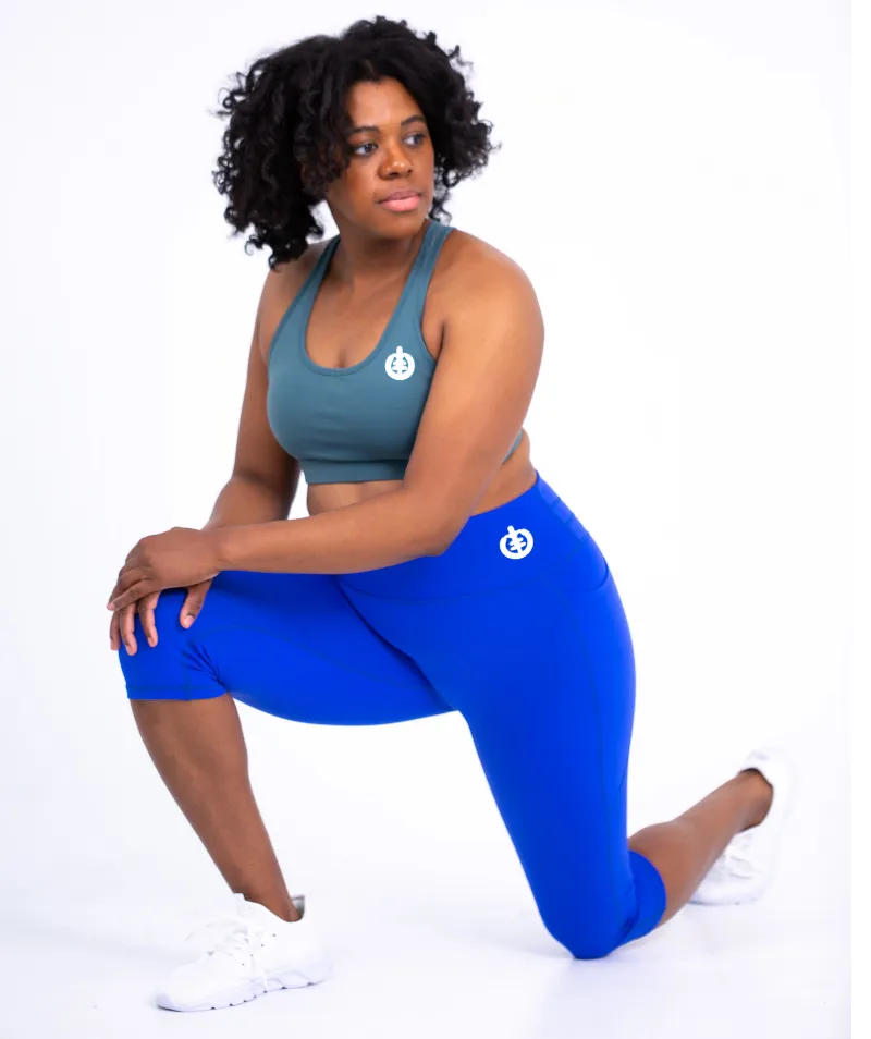 Medium Impact Racerback Sports Bra | Jade