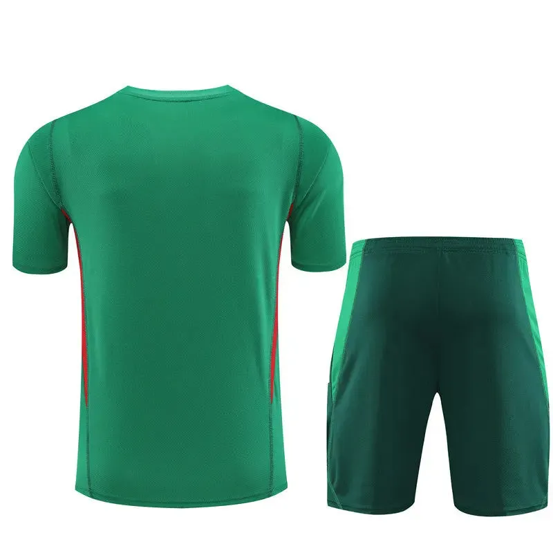 Mexican Short Sleeve Training Suit For Men T-shirt/short
