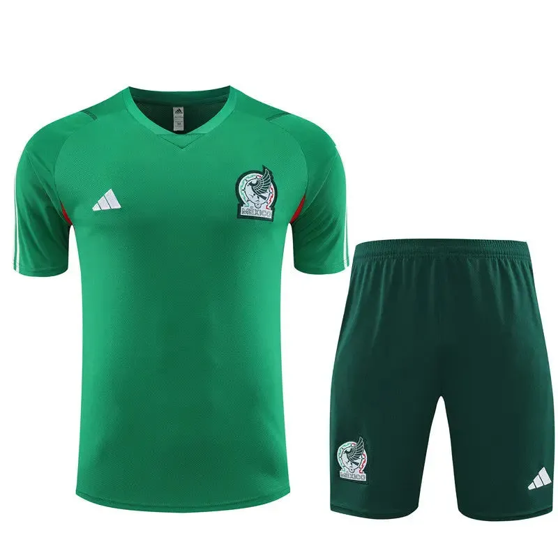 Mexican Short Sleeve Training Suit For Men T-shirt/short