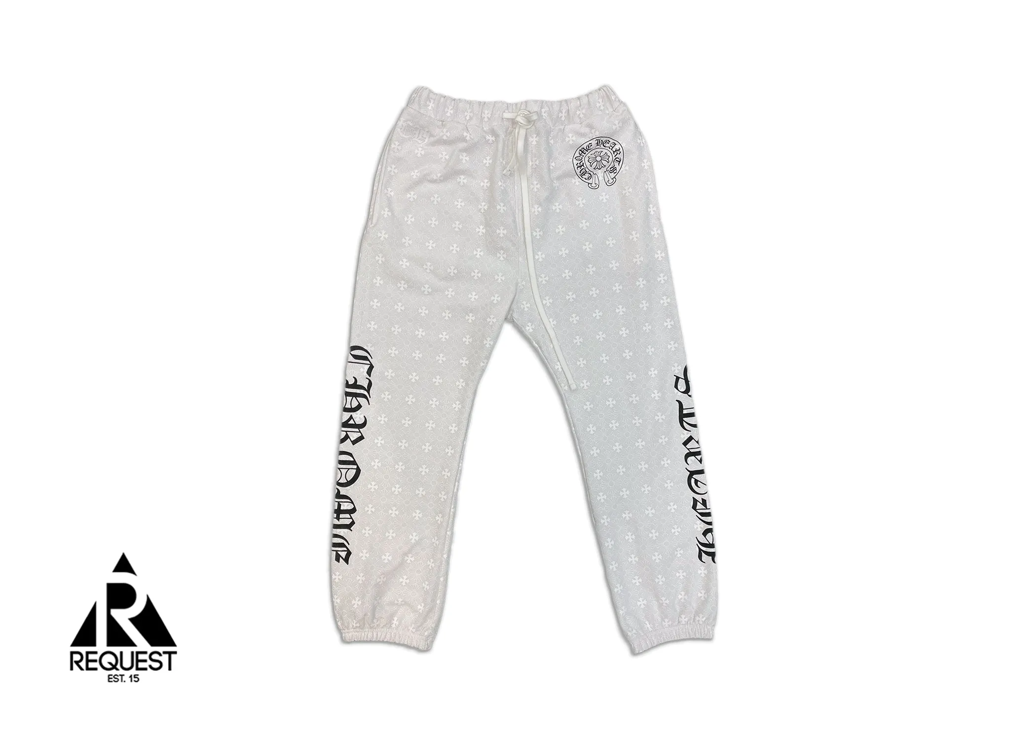 Motif Sweatpants "White"