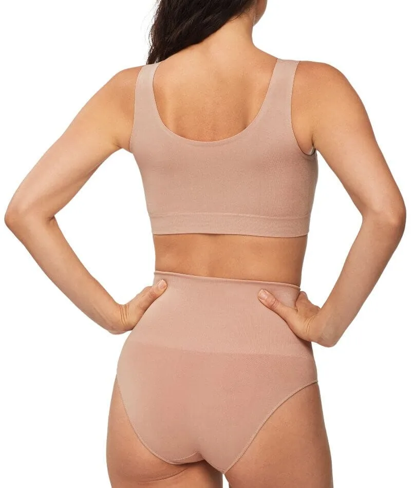 Nancy Ganz Bamboo Essentials Lined Bralette - Mahogany