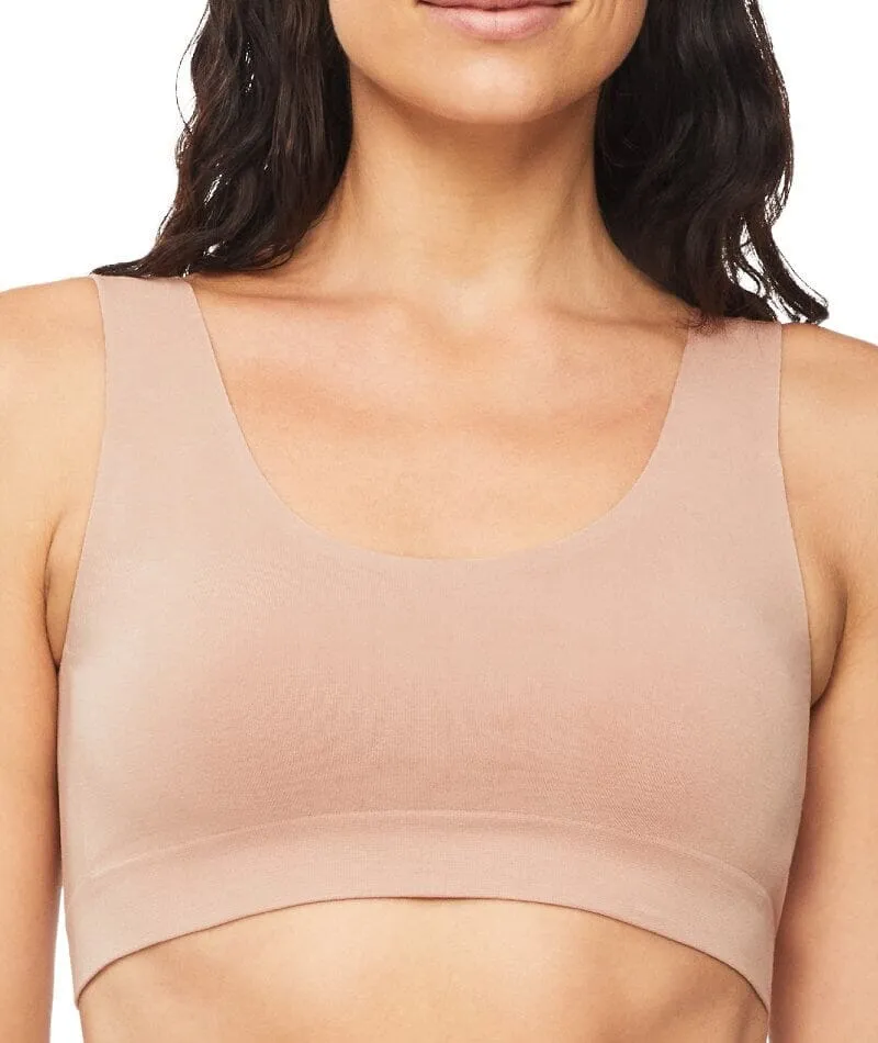 Nancy Ganz Bamboo Essentials Lined Bralette - Mahogany