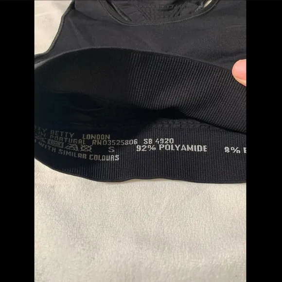 NEW $50 Sweaty Betty Stamina Sports Bra in Black‎ [SZ Small ]