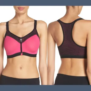 NEW‎ $72 Wacaol Zip Front Underwire Sports Bra 30D